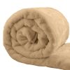 Mink - Fleece Faux Fur Roll Mink Throw Bed Blanket