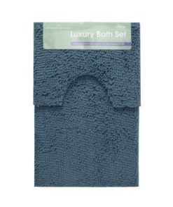 Grey bath mat