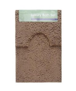 Latte bath mat