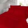 RED 100% Brushed Cotton Thermal Flannelette Sheet Set