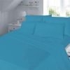 TEAL 100% Brushed Cotton Thermal Flannelette Sheet Set