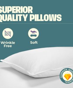 Alternative view of Premium British Duck Feather Pillow – Soft, Supportive, and Sustainable